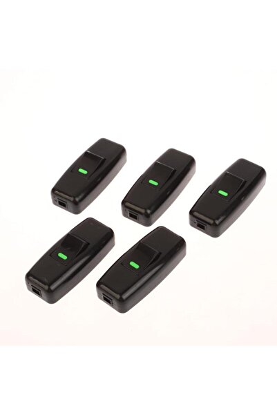 Choice 5PCS 1/5PCS Classic Black Inline On/Off Table Lamp Switches Home Light...