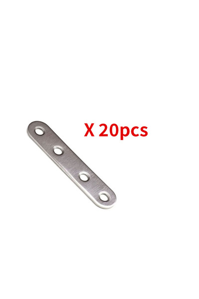 Choice 20 قطعة من دعامات التثبيت المسطحة المستقيمة (10/20 قطعة)، دعامات إصلاح...