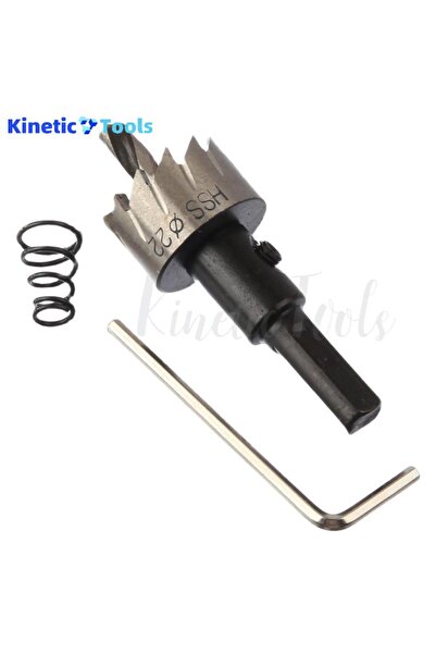 Choice مثقاب منشار فولاذي عالي السرعة بقطر 22 مم، رأس حفر من الكربيد، مثقاب ت...