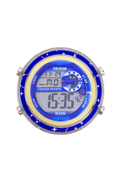 choice2 ساعة رقمية زرقاء للدراجات النارية، مقاومة للماء، تُلصق على لوحة عدادا...