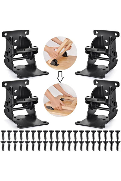 Choice1 4pcs with Screws 2 Pieces/4 Pieces 90 Degree Right Angle Thickeneded ...