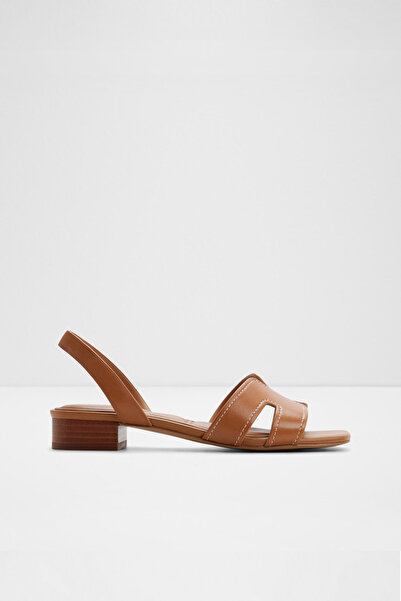 Aldo JAVAMANNON - Kadın Hakiki Deri Taba Düz Sandalet