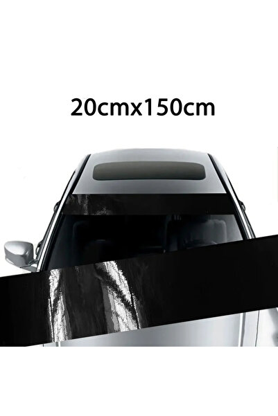Choice1 Type C Glossy black Car Sunshade Stickers Fly Eye One Way Vision Mesh...