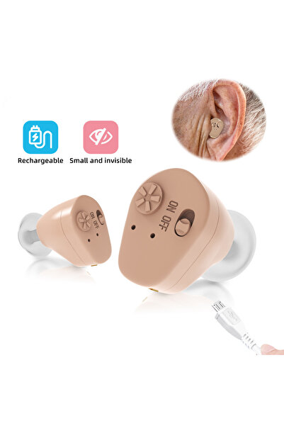 Choice سماعة أذن قابلة لإعادة الشحن من نوع Skin، زوج واحد، خلف الأذن، مكبر صو...