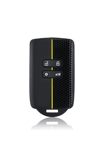 Choice غطاء مفتاح سيارة من السيليكون من Yellow Line لسيارات داسيا لوجان 3، ور...