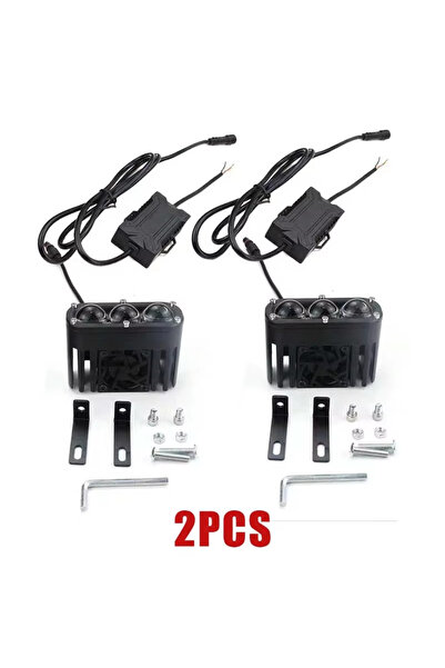 Choice1 32000Lm Universal 2pcs 6000k carolyn 12V 24V 3 Bi LED Projector Lamp ...