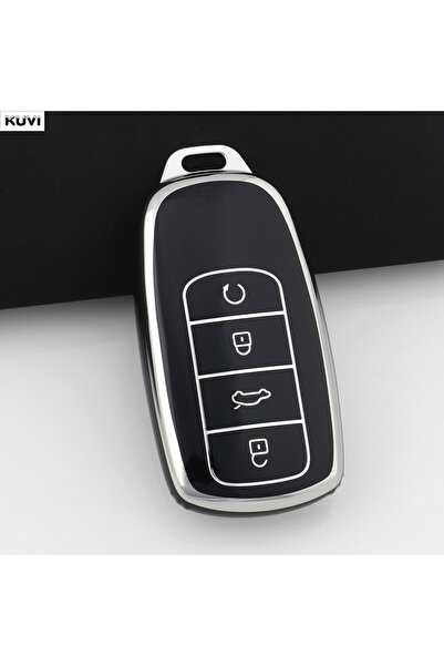 Choice1 Black Fashion TPU Car Remote Key Case Cover Shell For Chery Tiggo 8 P...