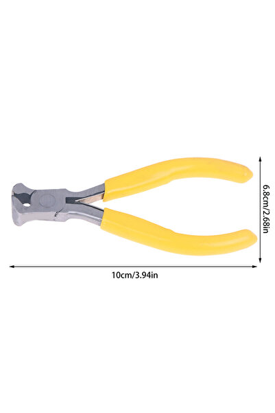 Choice مقبض أصفر لصانعي الساعات، كماشة قطع ساق لف الساعة، لتقصير الساق الصلبة