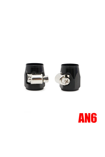 Choice9 AN6 black 1lot=2pcs Hose Clamp AN4 AN6 AN8 AN10 AN12 End Fuel Pipe Cl...