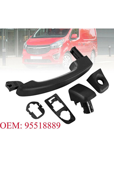 Choice 95518889 طقم مقبض الباب الخلفي الخارجي لسيارة فوكسهول فيفارو بي ترافيك 3