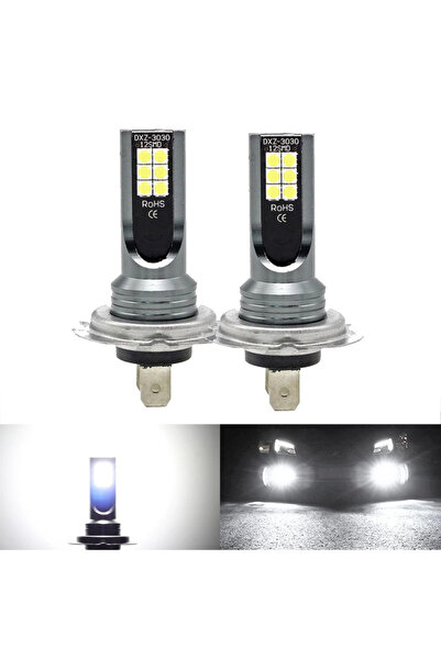 Choice1 H7 white 2pcs H7 Led Light Bulb Kit Car Fog Light Bulbs 55w Super-Bri...