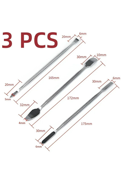 Choice 3 PCS 3pcs Universal Mobile Phone Repair Opening Tool Metal Disassembl...