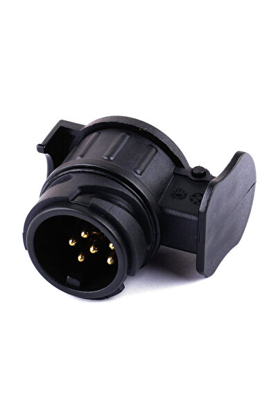 Choice محول قابس أسود من 13 إلى 7 دبابيس للسيارة، موصل مقاوم للماء، وصلة مقطو...