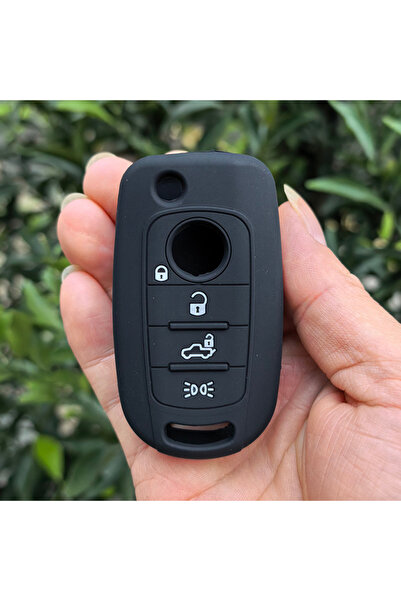 Choice 4 Buttons Silicone Flip Car Key Case Cover Shell for FIAT Tipo Toro Nu...