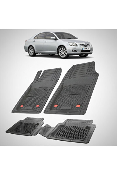 TEAMCAR Πατάκια δαπέδου συμβατά με Toyota Avensis T250 Liftback 2006-2008 | Μ...