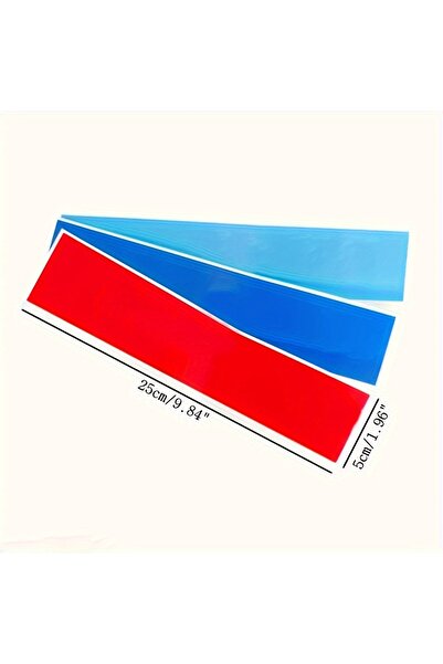 Choice 3PCS SET 3PCS/SET Stylish Striped Car Stickers - Red, Blue and Dark Bl...