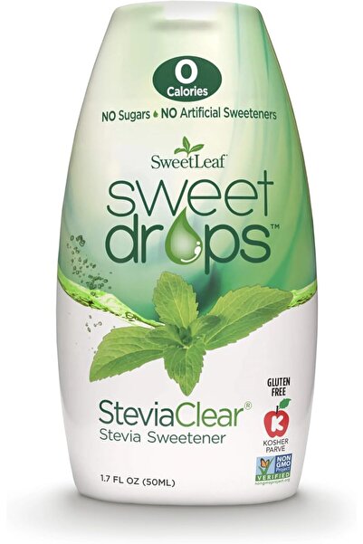SweetLeaf قطرات حلوة - مُحلي ستيفيا سائل، خالٍ من السعرات الحرارية، خالٍ من ا...