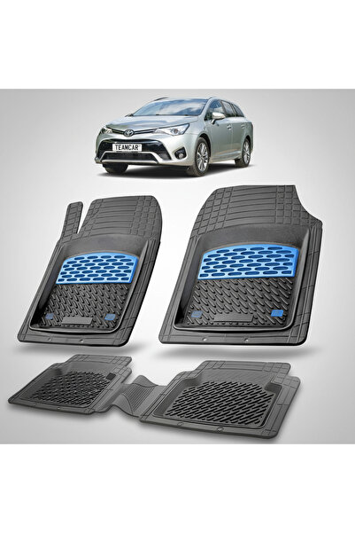 TEAMCAR Πατάκια δαπέδου συμβατά για Toyota Avensis T270 Estate 2015-2022 | Μπλε