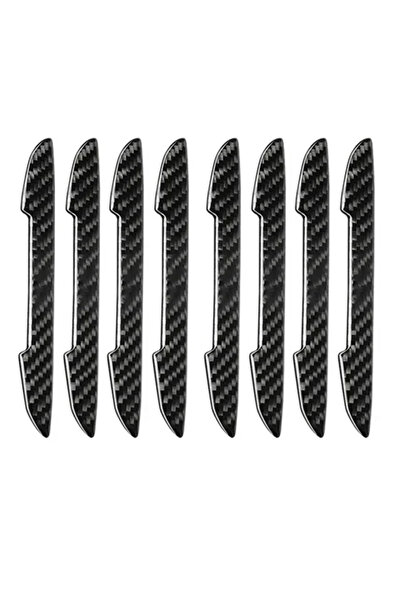 Choice1 8pcs Carbon Fiber Car Door Carbon Fiber Anti-collision Protector Bar ...