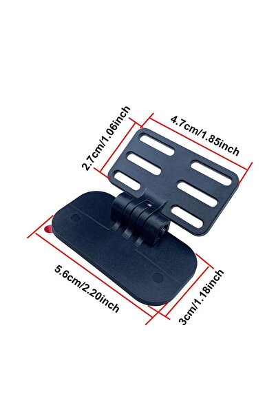 Choice حامل كاميرا خلفية رمادي لاصق، يُثبّت على الزجاج الخلفي، مناسب لكاميرا ...