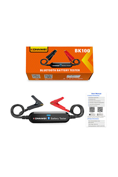 Choice1 جهاز اختبار بطاريات الرصاص الحمضية للسيارات KONNWEI BK100-أسود، يعمل ...