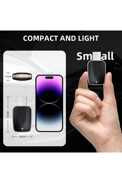 Choice محول B18P1 اللاسلكي 2 في 1 لـ CarPlay و Android Auto، دونجل لاسلكي لـ ...