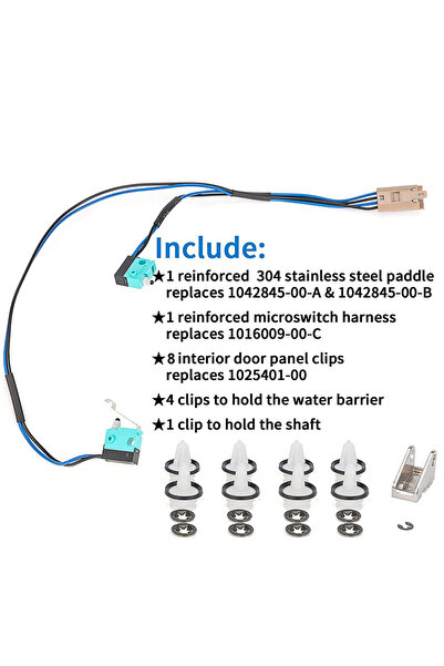 Choice طقم ترقية واحد لإصلاح مقبض باب سيارة تسلا موديل إس، يتضمن مفتاحًا صغير...