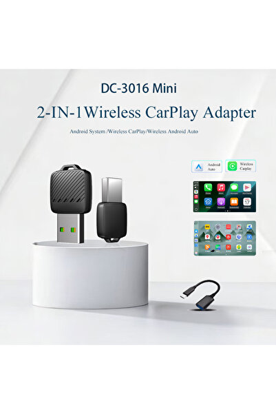 Choice Carplay and Auto Gallop Sprite Wireless CarPlay Android Auto Adapter 2...