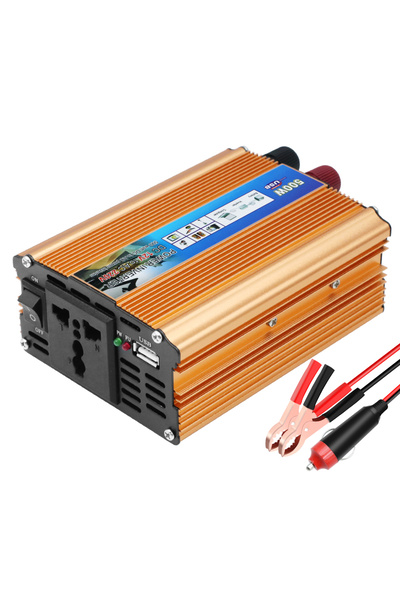 Choice محول طاقة للسيارة من 12 فولت تيار مستمر إلى 220 فولت تيار متردد، بقدرة...