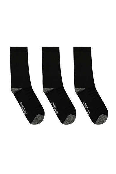 lumberjack ML BLOK 3LU 34US7 6FX Μαύρες ανδρικές κάλτσες