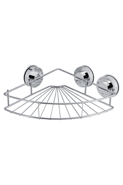 Choice as picture Triangle Stainless Steel Shower Shelf Storage with Vacuum S...