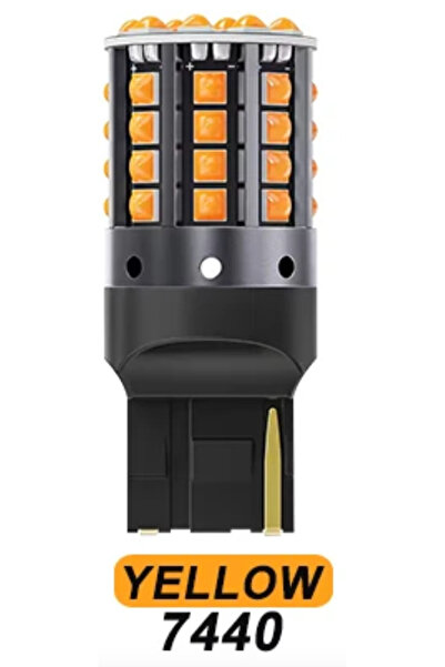 choice2 7440 Yellow Turn Signal Reverse Brake Light Bulb 1157 BAY15D P21/5W 1...