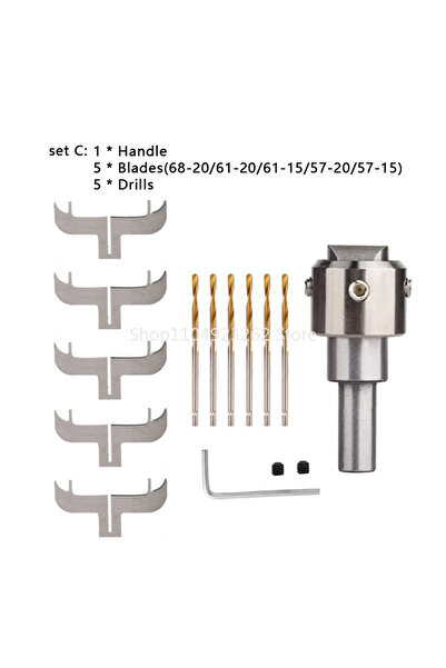 choice2 set C Wooden Bracelet Ring Milling Cutter Blades Wooden Thick Ring Ma...
