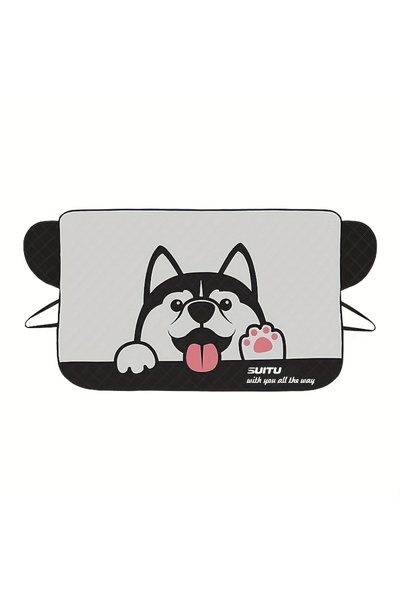 Choice 1 PCS Universal Cartoon Front Car Snow Frost Cover Windshield Frost Pr...