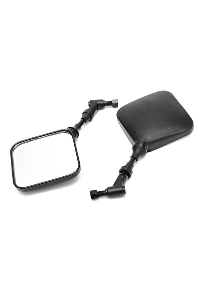 Choice black Black Dual Sport Motorcycle Rear View Mirror Rearview Side Mirro...