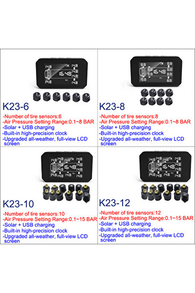 Choice3 مستشعر K23-8 TPMS-K23 TPMS لمراقبة ضغط إطارات الشاحنات الكبيرة 6/8/10...