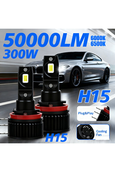 Choice 50000Lm H15 2025 New Style H15 LED Headlight Bulbs Canbus High Low Bea...