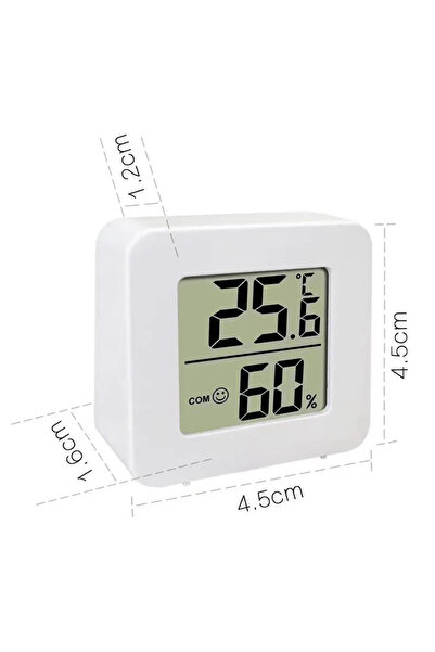 Choice Type 1 Indoor Mini Temperature and Humidity Meter, Bedroom Temperature...