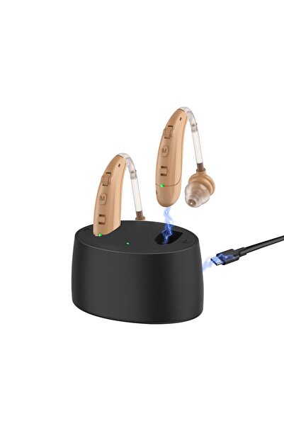 Choice سماعات أذن جلدية لكبار السن قابلة لإعادة الشحن مع خاصية إلغاء الضوضاء ...