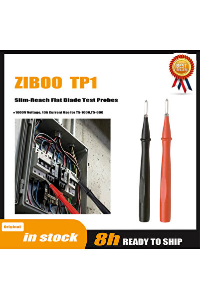 Choice مجسات اختبار ZIBOO TP1 ذات الشفرة المسطحة رفيعة المدى برأس من الفولاذ ...