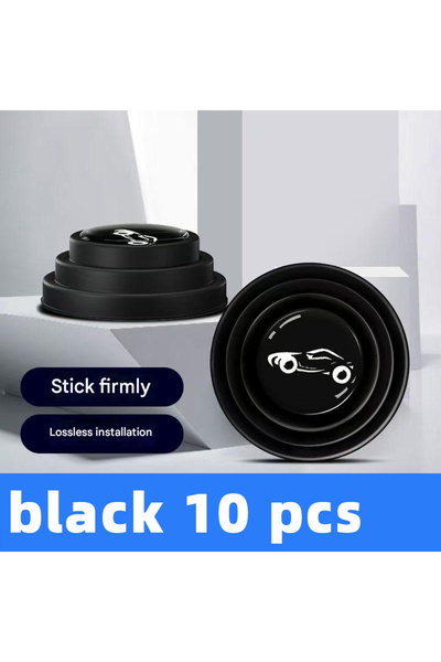 Choice3 black 10 pcs 10/20pcs Car Door Silicone Anti Shk PadUniversal Trunk S...
