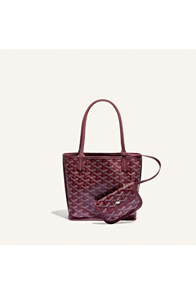 Goyard Saigon حقيبة تعليقة صغيرة كلاسيكية للنساء، بتصميم أنيق ذي وجهين مع جيب...