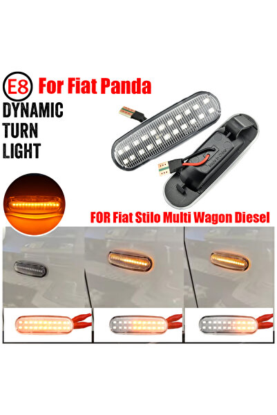 Choice1 Dynamic Crystal Dynamic Car LED Side Marker Light Turn Signal Lamp Fo...