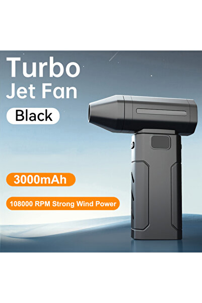 Choice black 3000mAh Electric Air Duster, Personal Cooling 108000RPM Cordless...