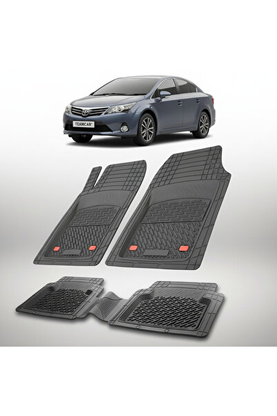 TEAMCAR Πατάκια δαπέδου Toyota Avensis T270 Συμβατά Sedan 2009-2012 | Μαύρα