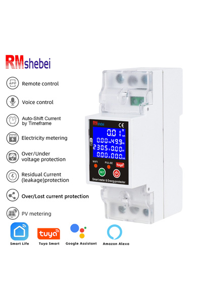 Choice قاطع دائرة ذكي أحادي الطور 80 أمبير من نوع RMshebei Tuya بتقنية الواي ...