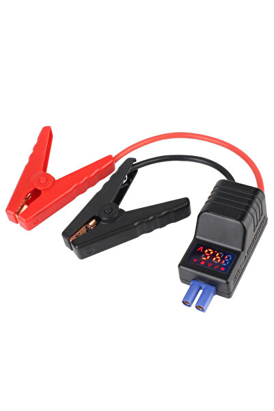 Choice black 12V EC5 Plug Intelligent Jumper Cable Clip 650A Booster Clamp An...