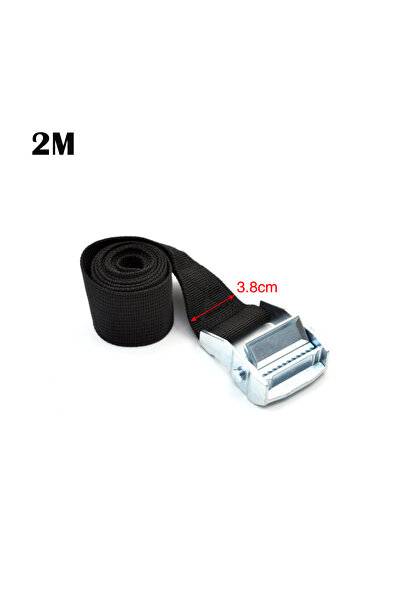 Choice1 3.8cmx2m 1pcs Zinc Alloy Pressure Buckle Pallet Cargo Straps Luggage ...