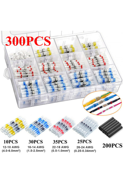 choice2 300pcs(T) 300pcs-800pcs Solder Sealed Wire Connectors Heat Shrink Sol...