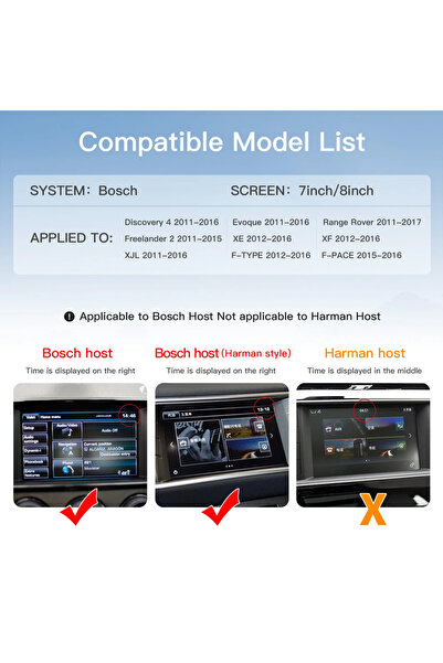 Choice1 جهاز بوش هوست CARABC لسيارات لاند روفر وجاكوار بوش ديسكفري 4 وإيفوك و...
